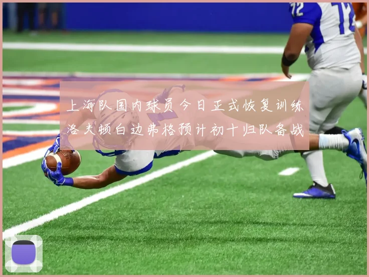 上海队国内球员今日正式恢复训练洛夫顿白边弗格预计初十归队备战新赛季